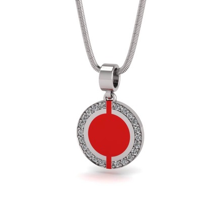 NFC Crystal Disc Necklaces